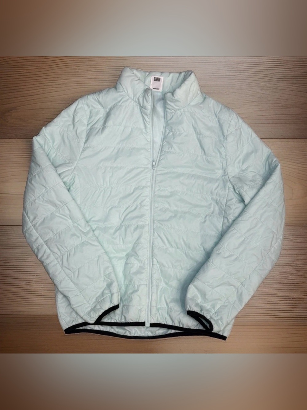 Victoria Secret PINK Lightweight Full Zip Puffer
Jacket Mint Green Sz S SOFT